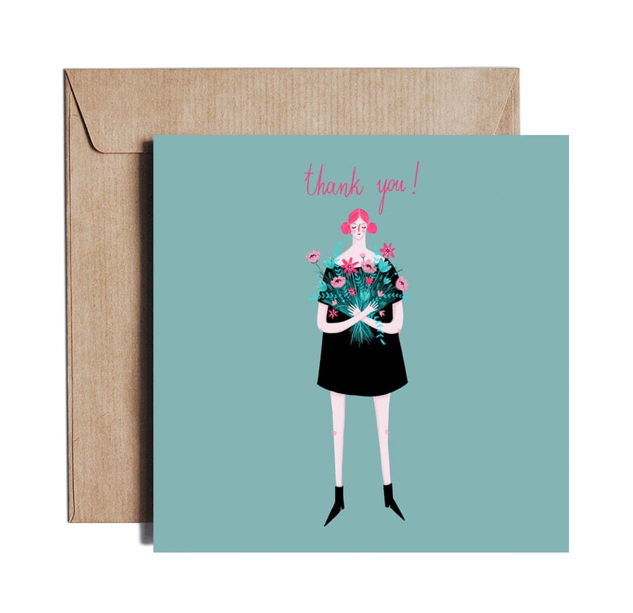 Grußkarte "Thank You So Much"